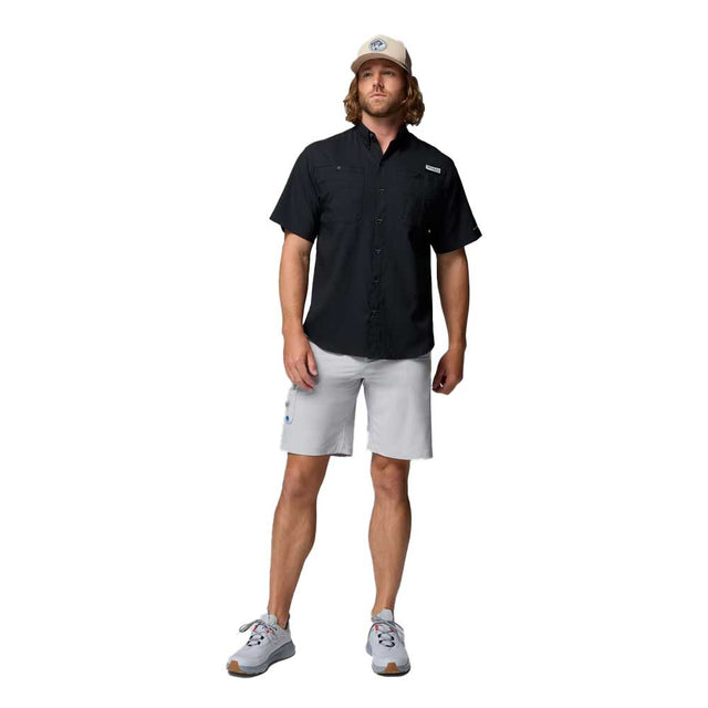 Columbia Camisa PFG Tamiami Manga Corta - Negra