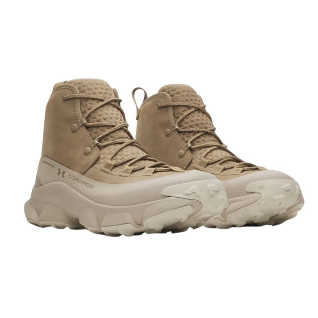 Under Armour Bota Charged Expanse Mid Leather Waterproof - Khaki