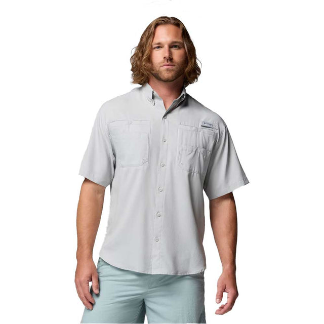 Columbia Camisa PFG Tamiami Manga Corta - Gris