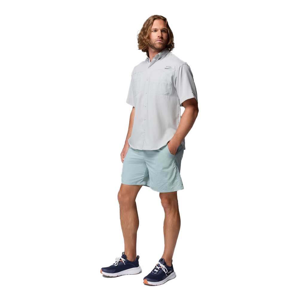 Columbia Camisa PFG Tamiami Manga Corta - Gris